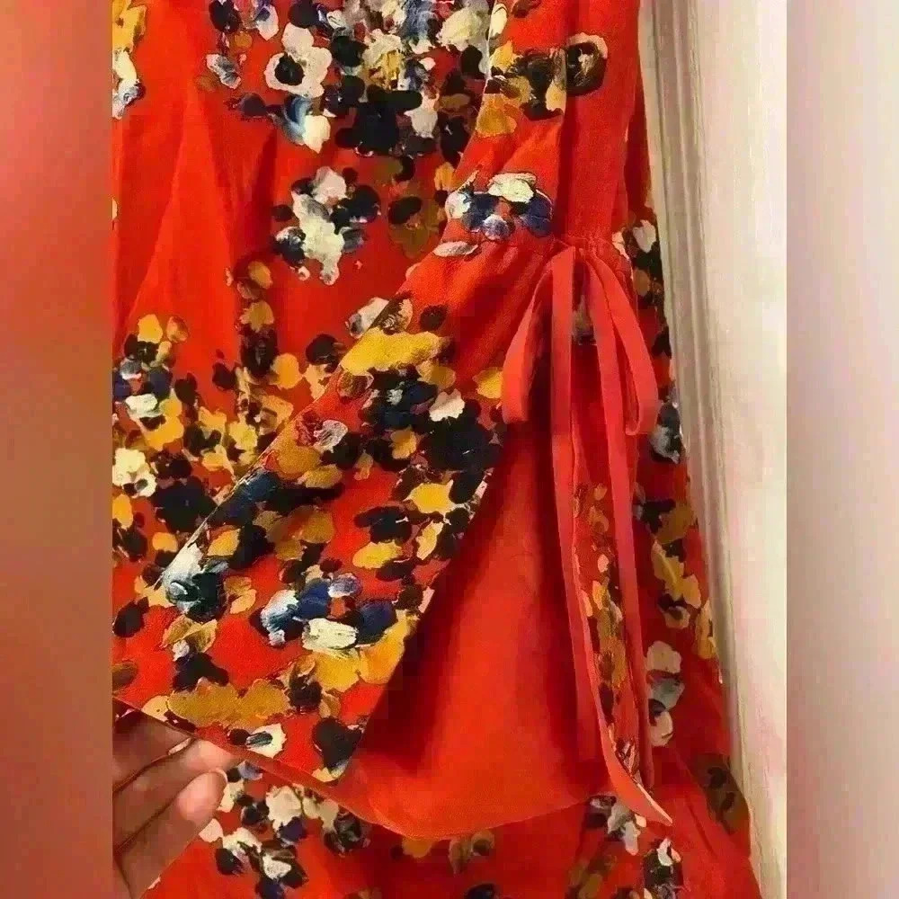 Lafayette 148 New York Sela Floral Print Silk Blouse - Picture 5 of 6